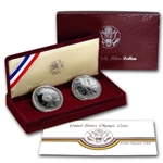 1983-S/1984-S Proof Olympic Silver Dollar