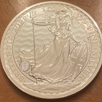 2022 Great Britain Silver Britannia 1 oz Silver £2 Coin