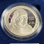 2006-P Proof Benjamin Franklin Silver Dollar, Founding Father