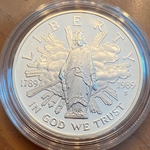 1989-S Proof Congress Silver Dollar