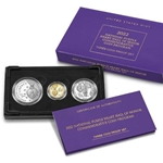 2022-W National Purple Heart Hall of Honor Three-Coin Proof Set, 1 Each