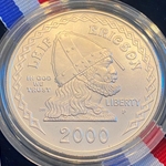 2000-P Uncirculated Leif Ericson Silver Dollar