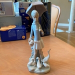 ‎Lladro Figurine #4510 'Girl with Umbrella and Geese