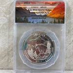 2011 ATB 5 Oz 999 Fine Silver Coin, Glacier National Park