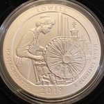 2019-P ATB 5 Oz 999 Fine Silver Coin, Lowell National Historical Park