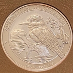 2019 Australia,  1 Dollars - Elizabeth II 4th Portrait - Australian Kookaburra
