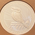 2020 Australia,  1 Dollars - Elizabeth II 6th Portrait - Australian Kookaburra, 30th Anniversary