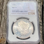1880-S Morgan Silver Dollars Certified / Slabbed MS62