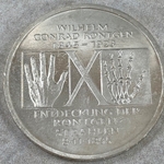 1995-D 150th birth anniversary - William Conrad Röntgen, 10 Deutsche Mark