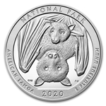 2020 ATB 5 Oz 999 Fine Silver Coin, National Park of American Samoa