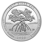 2020 ATB 5 Oz 999 Fine Silver Coin, Salt River Bay National Historical Park and Ecological Preserve