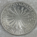 1972-J 10 Deutsche Mark Olympic Games in Munich, legend "IN MÜNCHEN"