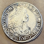 1663 Austrian 15 Kreuzer - Leopold I Vienna, CA Vienna Mint, KM 1198