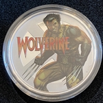 2020 Fiji One Dollar, Wolverine, 1 oz .999 Silver