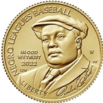 2022 Negro Leagues Baseball Uncirculated Five-Dollar Gold Coin, Wanted