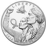 2018-P Breast Cancer Awareness Proof Silver Dollar, Wanted