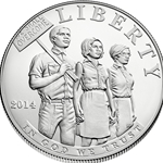 2014-P Civil Rights Act of 1964 Uncirculated Silver Dollar, Wanted