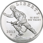 2012-W Uncirculated Infantry Soldier Silver Dollar, Wanted