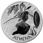 2022 Tuvalu 5 oz Silver, Gods of Olympus Athena - Sell $275.00