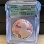 1983-S Proof Olympic Silver Dollar - PR66DCAM