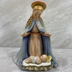 M.I. Hummel 214 A Virgin Mary and Infant Jesus One Piece, Color, Tmk 2(R)