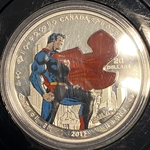 2013 Canada 20 Dollars - Elizabeth II Superman; Man of Steel, Km 1447