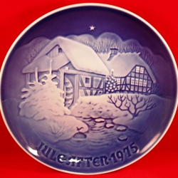 Bing & Grøndahl Christmas Plate 1975