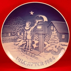 Bing & Grøndahl Christmas Plate 1984