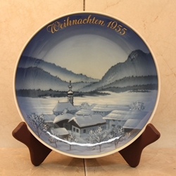 Rosenthal Weihnachten Christmas Plate, 1955 Type 2