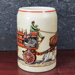 Beer Stein, Anheuser-Busch, CS131 World Famous  Clydesdale's, Type 1