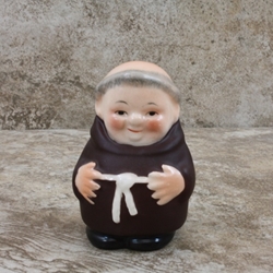 Goebel Figurine, Friar Tuck P 153/0 Tmk 2, Salt, Type 1