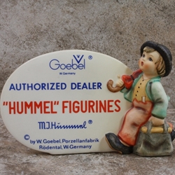 M.I. Hummel 187 M.I. Hummel Plaque, In English 1976, Tmk 5, Authorized Dealer, Type 1