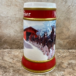Beer Stein, Anheuser-Busch, 2019 Budweiser Holiday 40th Anniversary Edition, Type 1