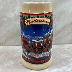 Beer Stein, Anheuser-Busch, 2003 Budweiser Holiday Old Towne Holiday, CS560, Type 1