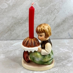 M.I. Hummel 338 Birthday Cake, Candleholder, 1988, Tmk 6©
