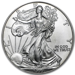 1999 Silver Eagles, Uncirculated