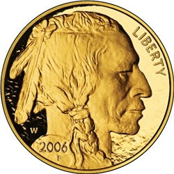 2006-W American Buffalo One Ounce Gold Proof Coin, 1 Each