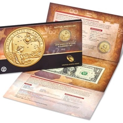 2019 Native American $1 Coin & Currency Set
