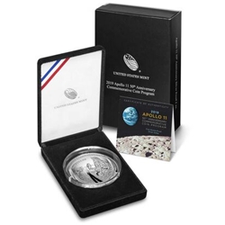 2019-P Apollo 11 50th Anniversary Proof Five-Once Silver Dollar