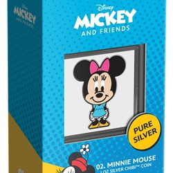 2021 Niue Disney Minnie Mouse Chibi ~ Mickey and Friends 1oz Silver Proof Coin  Wanted Sold $119.99