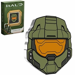 2021 Niue Halo 20th Anniversary Master Chief Helmet Shaped 1 oz .999 Silver Coin Wanted