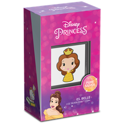 2021 Niue Disney Princess – Belle 1oz Silver Chibi® Coin