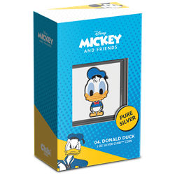 2021 Niue Disney – Donald Duck 1oz Silver Chibi® Coin