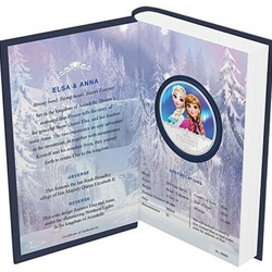 2016 Niue Disney Frozen ELSA & ANNA 1oz .999 colorized silver proof coin Wanted Sold $170.00