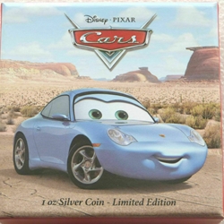 2017 Niue Disney Cars Sally Carrera Colorized 1 oz Silver Proof Coin Wanted Sold $250.00