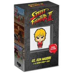 2021 Niue Chibi Street Fighter: KEN 1 oz .999 Silver Proof Coin Wanted