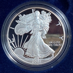2007 American Eagle One Ounce Silver Proof