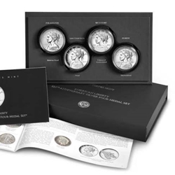 2017 American Liberty 225th Anniversary Silver Four-Medal Set