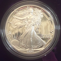 1991 American Eagle One Ounce Silver Proof