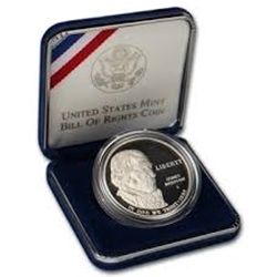 1993-S Proof Bill of Rights Silver Dollar